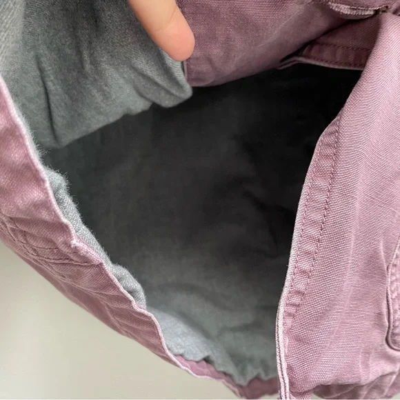 Vintage L.L. Bean Barn Chore Coat Jacket Dusty Purple Corduroy size medium women - Picture 10 of 10